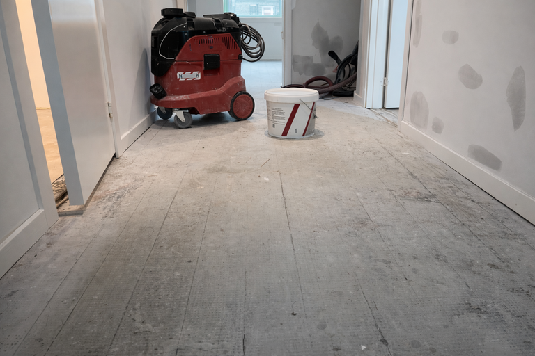 Renovering på gang med værktøj (2)